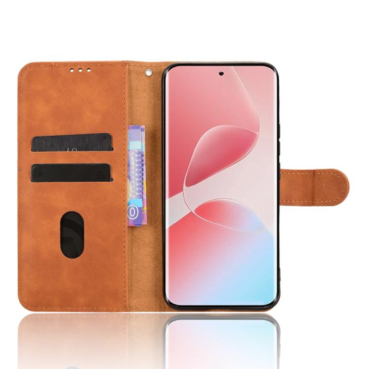 For Infinix Hot 60 Pro 4G Skin Feel Magnetic Flip Leather Phone Case