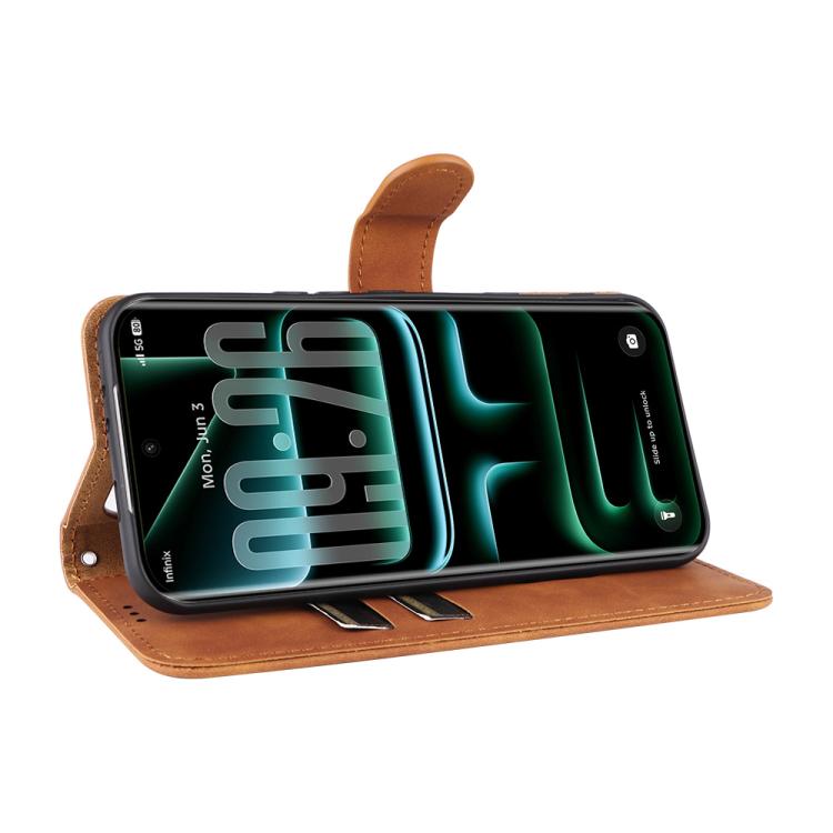 For Infinix Note Edge 5G Skin Feel Magnetic Flip Leather Phone Case