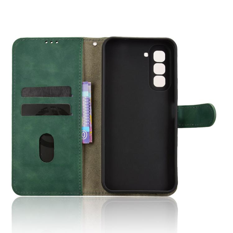 For Infinix Hot 70 4G Skin Feel Magnetic Flip Leather Phone Case