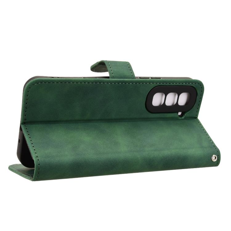 For Infinix Hot 70 4G Skin Feel Magnetic Flip Leather Phone Case