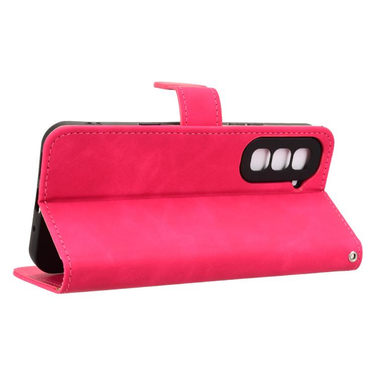 For Infinix Hot 70 4G Skin Feel Magnetic Flip Leather Phone Case