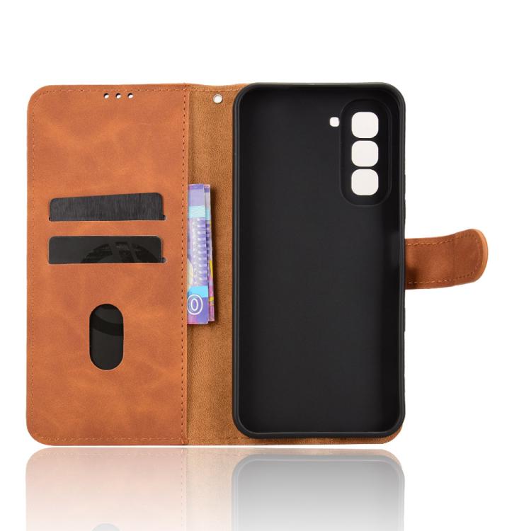 For Infinix Hot 70 4G Skin Feel Magnetic Flip Leather Phone Case