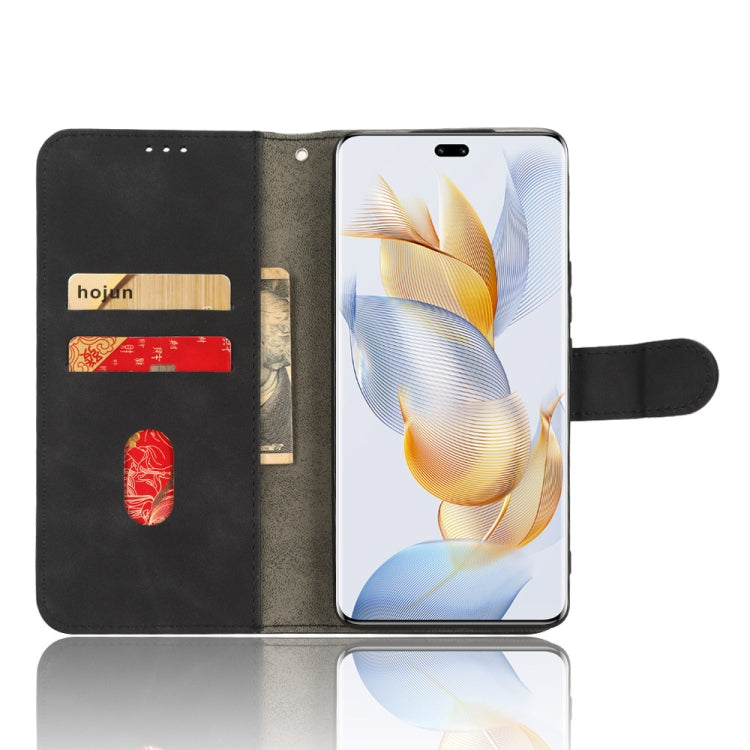For Honor 90 Pro Skin Feel Magnetic Flip Leather Phone Case
