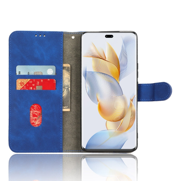 For Honor 90 Pro Skin Feel Magnetic Flip Leather Phone Case