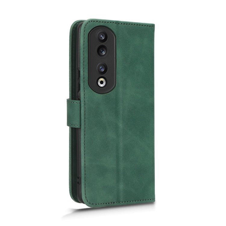 For Honor 90 Pro Skin Feel Magnetic Flip Leather Phone Case