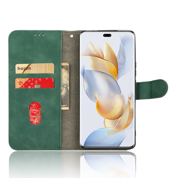 For Honor 90 Pro Skin Feel Magnetic Flip Leather Phone Case