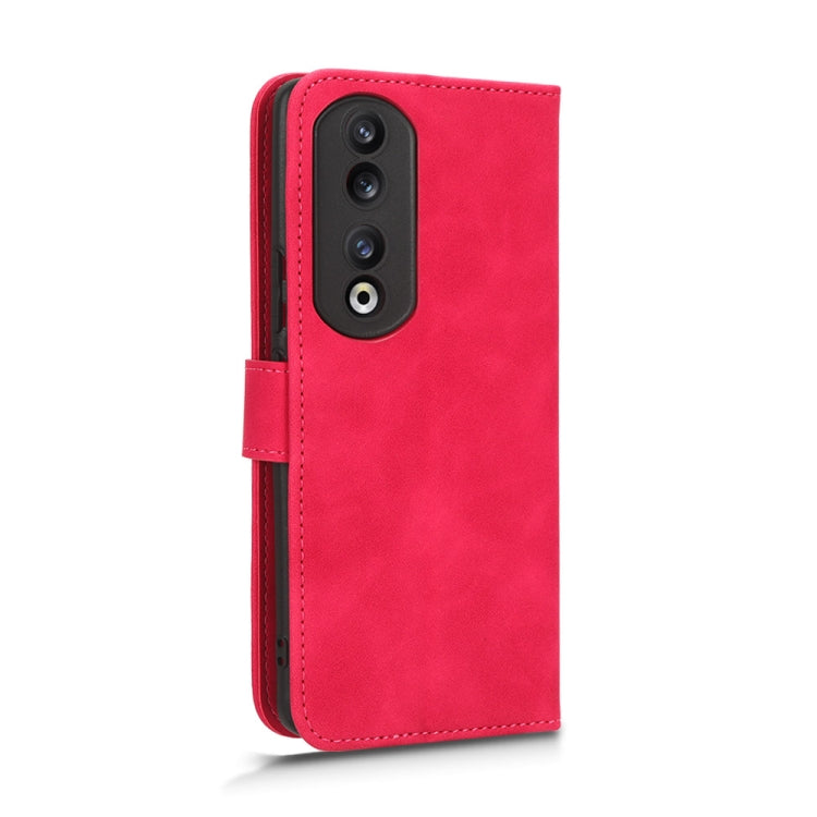 For Honor 90 Pro Skin Feel Magnetic Flip Leather Phone Case