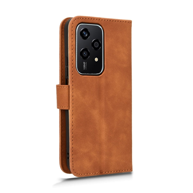 For Honor 200 Lite Global Skin Feel Magnetic Flip Leather Phone Case