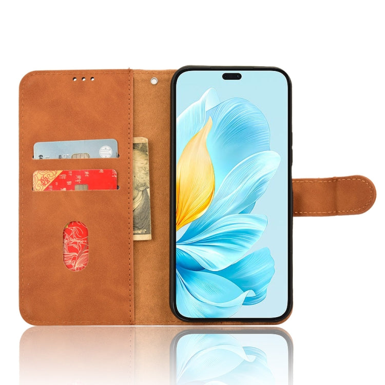 For Honor 200 Lite Global Skin Feel Magnetic Flip Leather Phone Case