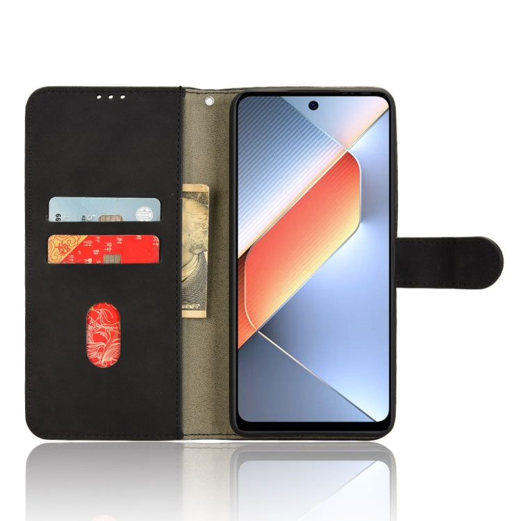 For Honor Play 60 Plus Skin Feel Magnetic Flip Leather Phone Case