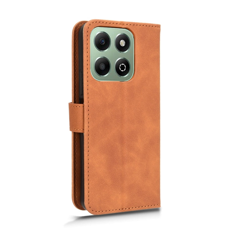 For Honor X6b Skin Feel Magnetic Flip Leather Phone Case