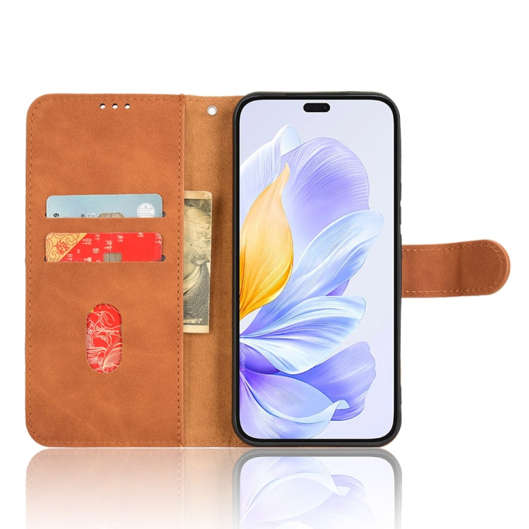 For Honor X60i 5G Skin Feel Magnetic Flip Leather Phone Case