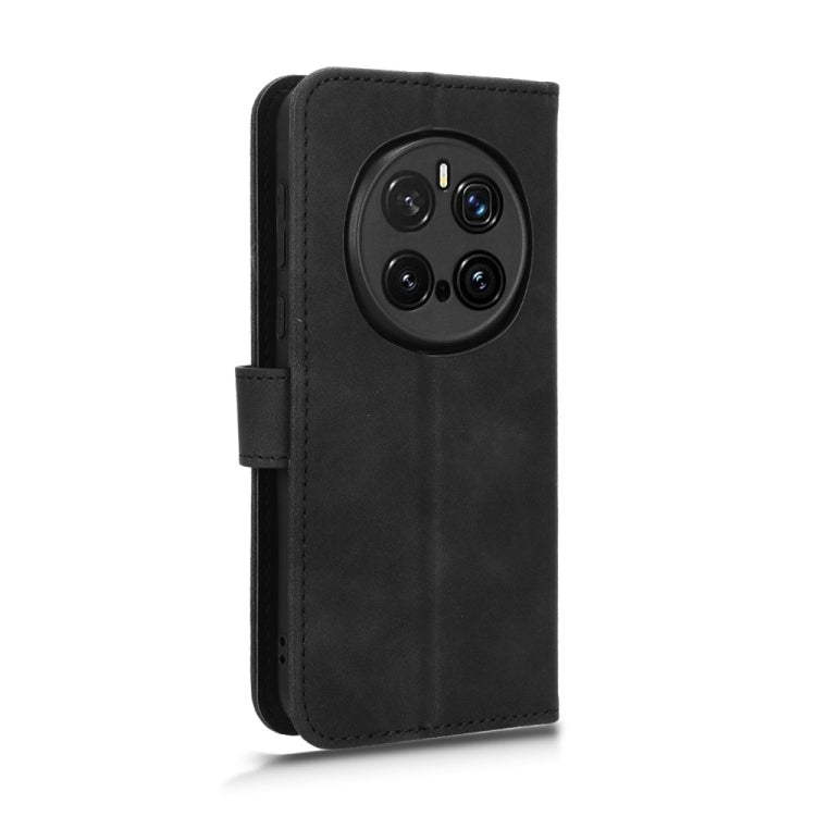 For Honor Magic7 Pro Skin Feel Magnetic Flip Leather Phone Case