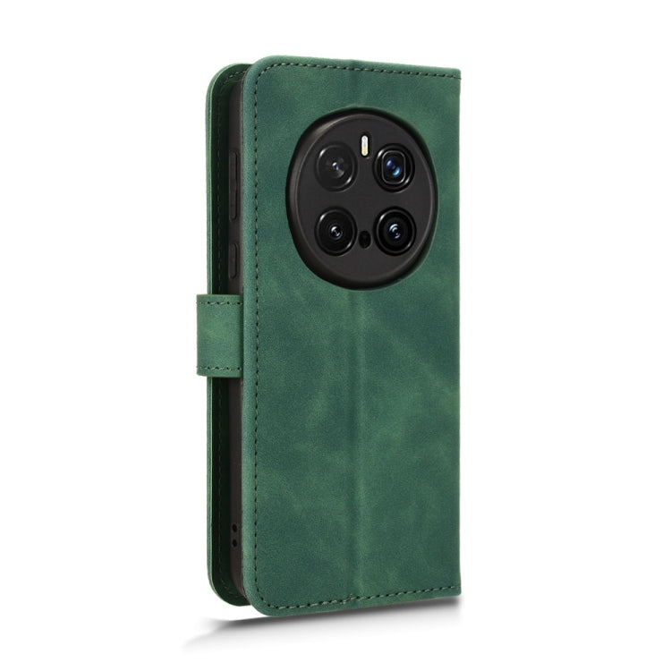 For Honor Magic7 Pro Skin Feel Magnetic Flip Leather Phone Case