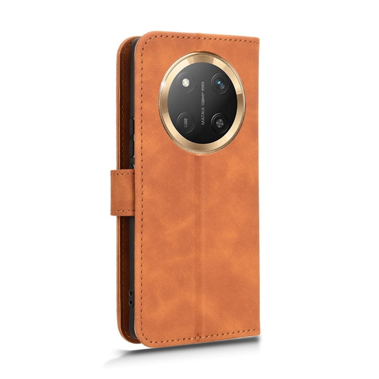 For Honor X60 Pro 5G / X9c 5G Skin Feel Magnetic Flip Leather Phone Case