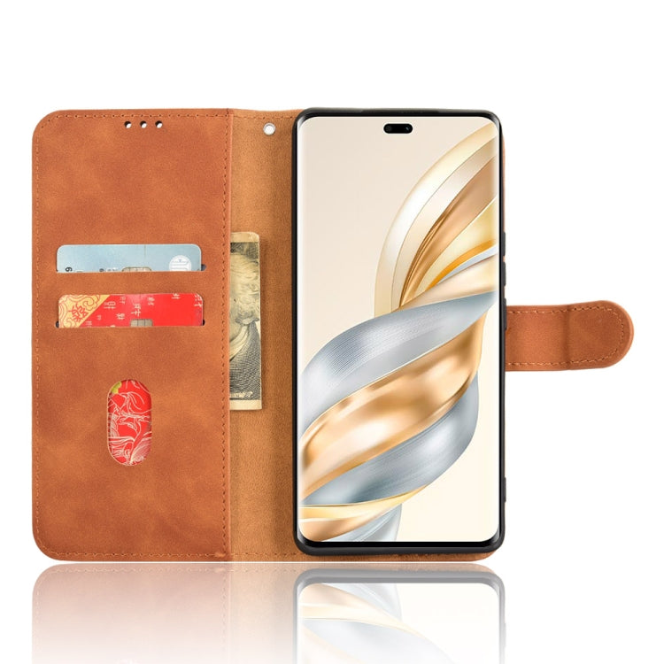 For Honor X60 Pro 5G / X9c 5G Skin Feel Magnetic Flip Leather Phone Case