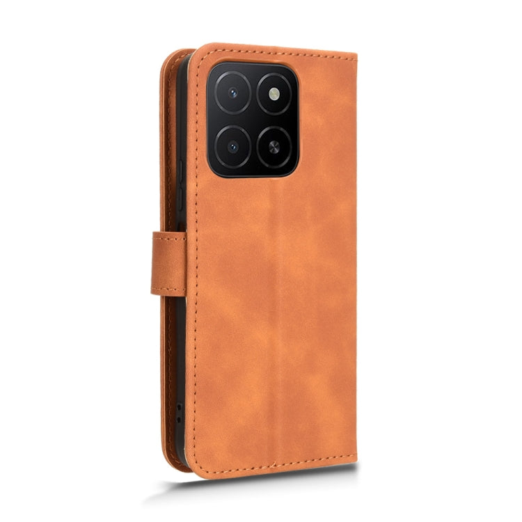 For Honor X5b 4G Skin Feel Magnetic Flip Leather Phone Case
