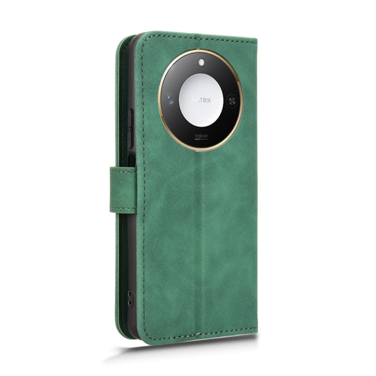 For Honor X60 5G Skin Feel Magnetic Flip Leather Phone Case