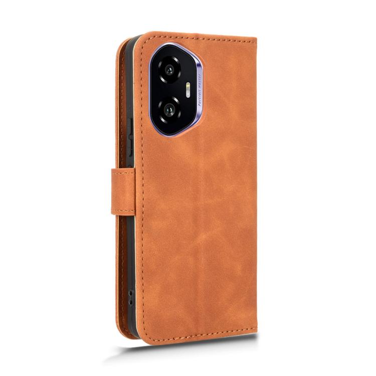 For Honor 300 Skin Feel Magnetic Flip Leather Phone Case