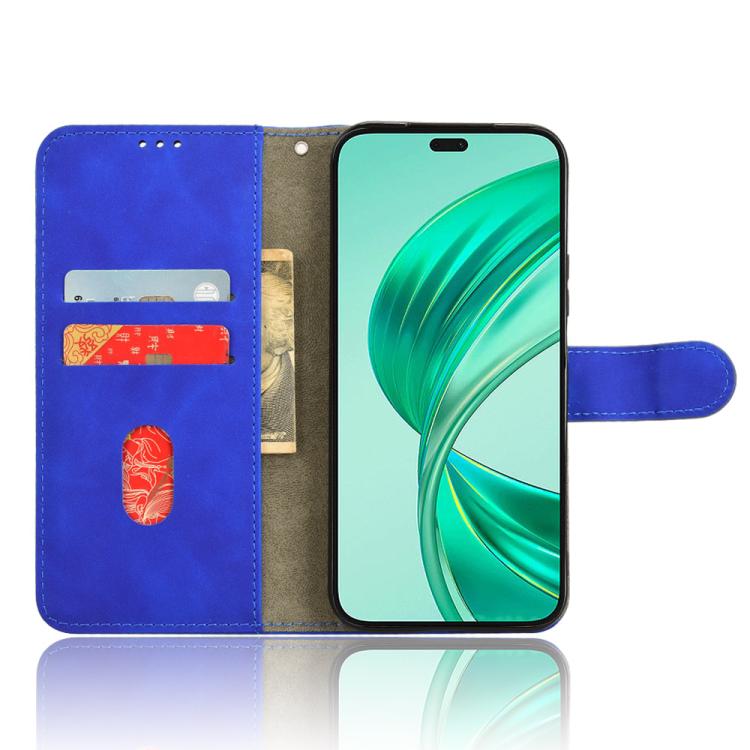 For Honor X8c 4G Skin Feel Magnetic Flip Leather Phone Case