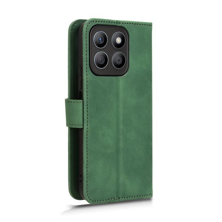 For Honor X8c 4G Skin Feel Magnetic Flip Leather Phone Case