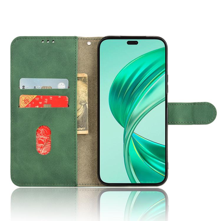 For Honor X8c 4G Skin Feel Magnetic Flip Leather Phone Case