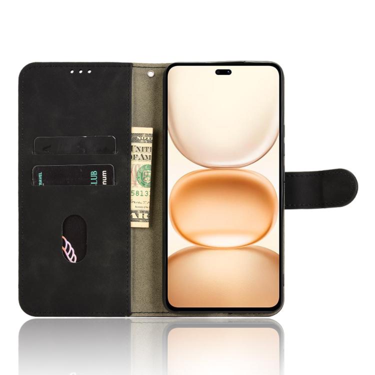 For Honor Power 5G Skin Feel Magnetic Flip Leather Phone Case