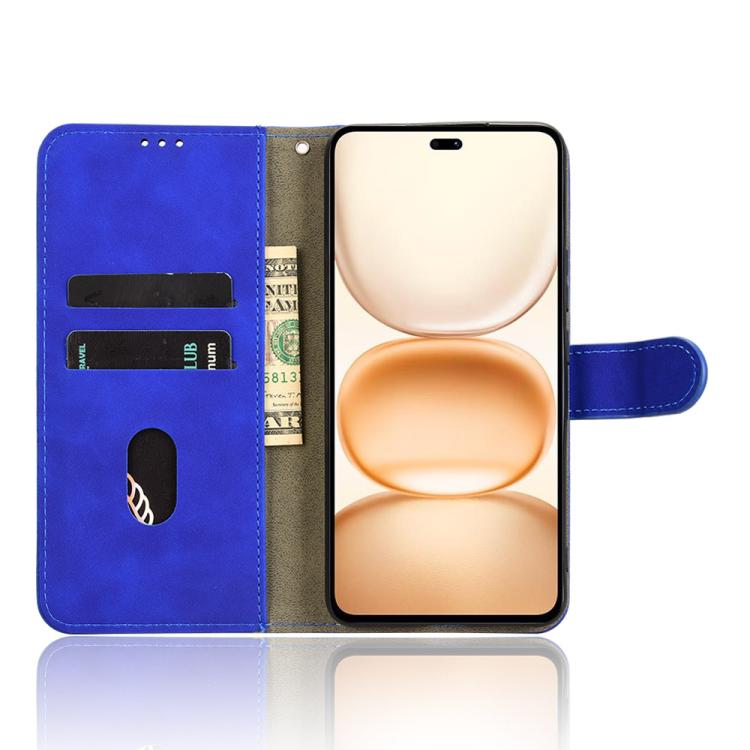For Honor Power 5G Skin Feel Magnetic Flip Leather Phone Case