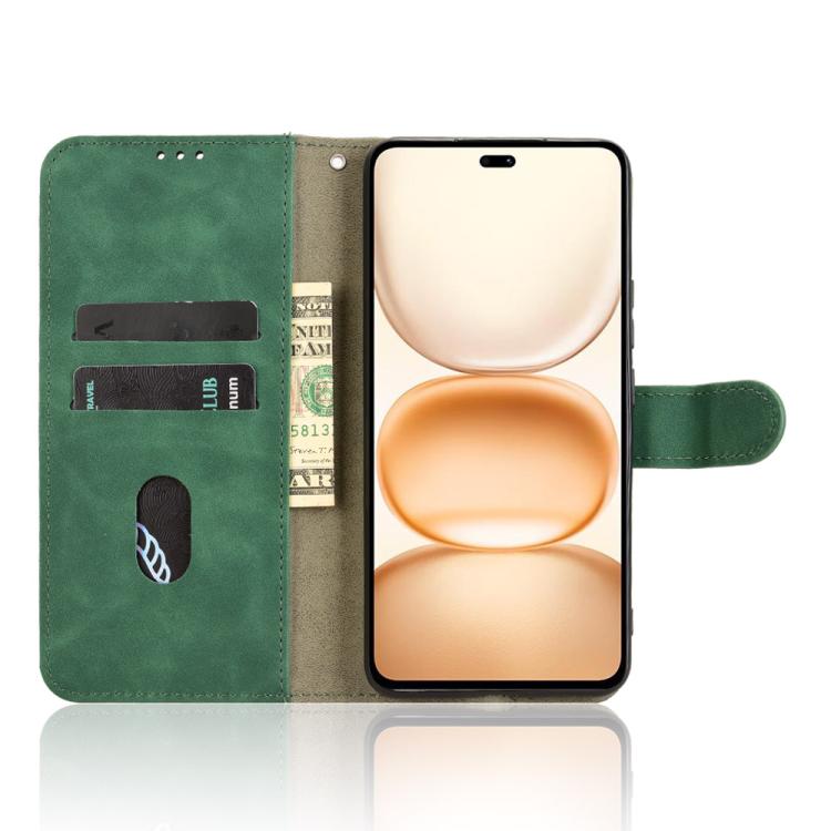 For Honor Power 5G Skin Feel Magnetic Flip Leather Phone Case