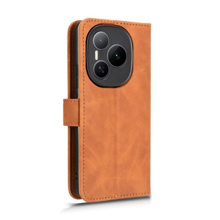 For Honor Power 5G Skin Feel Magnetic Flip Leather Phone Case