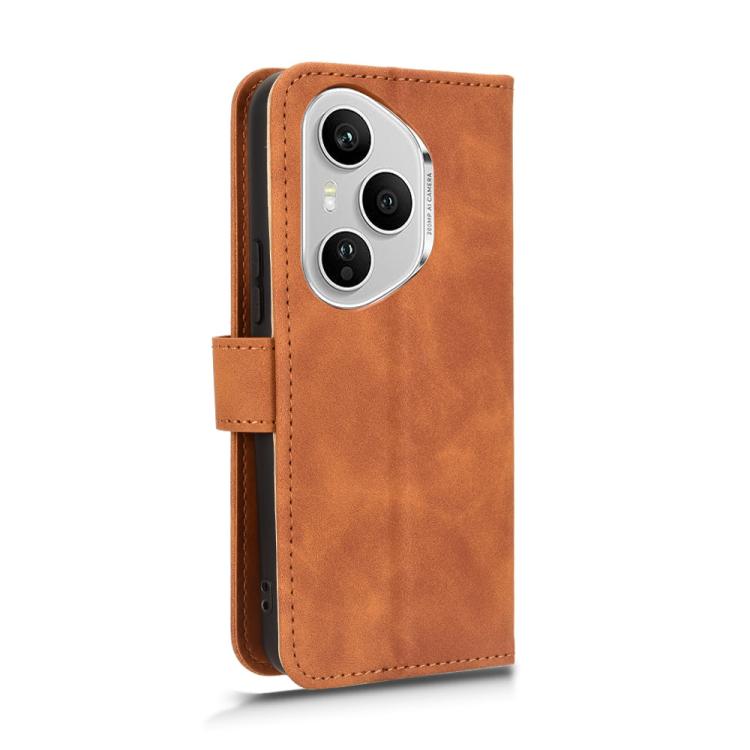 For Honor 400 Pro Global 160.8mm Skin Feel Magnetic Flip Leather Phone Case