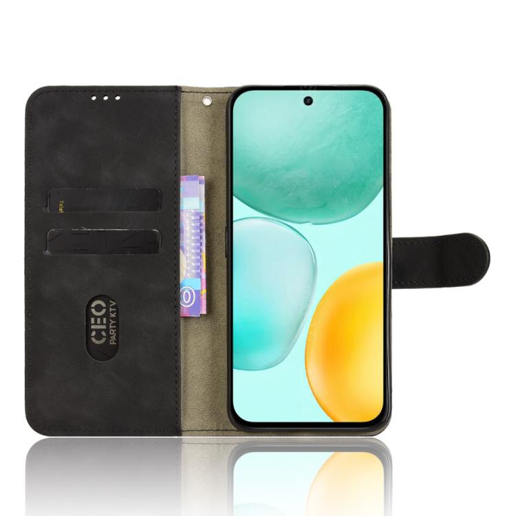 For Honor X6c 4G Skin Feel Magnetic Flip Leather Phone Case
