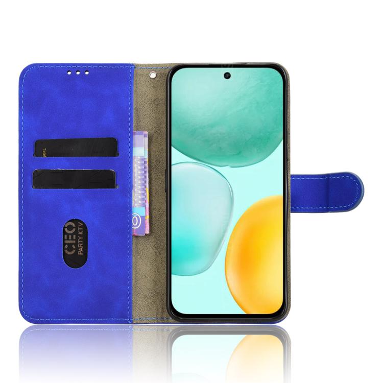 For Honor X6c 4G Skin Feel Magnetic Flip Leather Phone Case