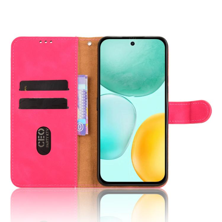 For Honor X6c 4G Skin Feel Magnetic Flip Leather Phone Case