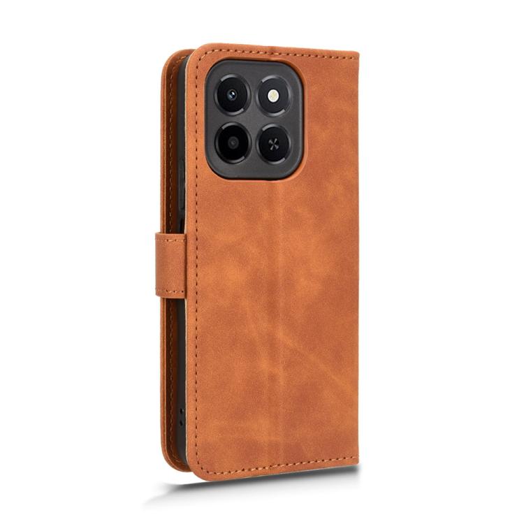 For Honor X6c 4G Skin Feel Magnetic Flip Leather Phone Case