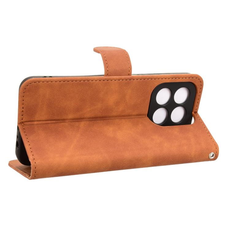 For Honor X6c 4G Skin Feel Magnetic Flip Leather Phone Case
