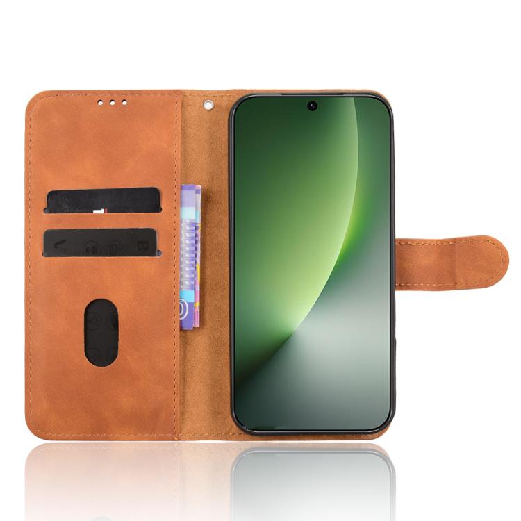 For Honor Magic8 Skin Feel Magnetic Flip Leather Phone Case
