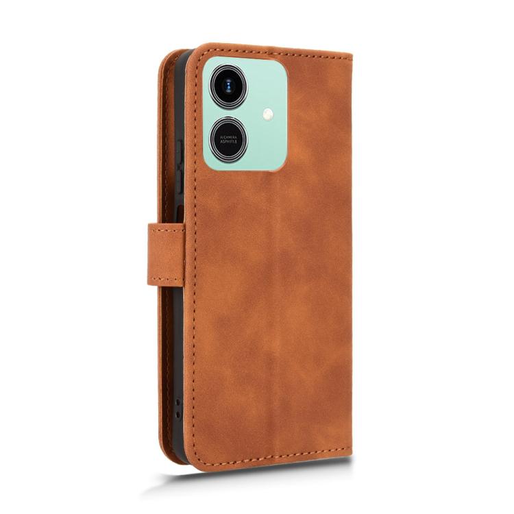 For Honor Play10 4G Skin Feel Magnetic Flip Leather Phone Case
