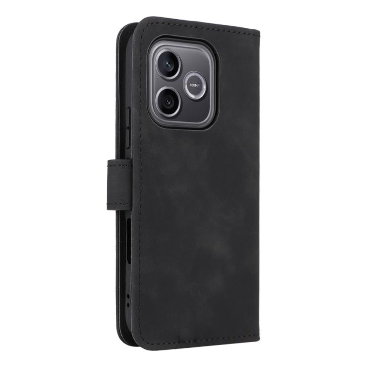 For Honor 600 Lite Global Skin Feel Magnetic Flip Leather Phone Case