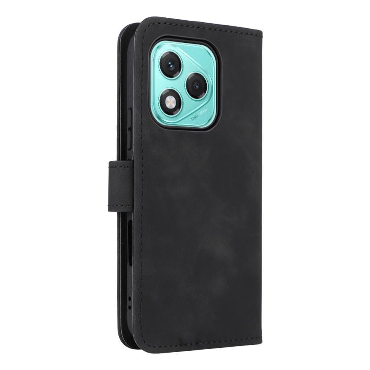 For Honor 600 Lite Global Skin Feel Magnetic Flip Leather Phone Case