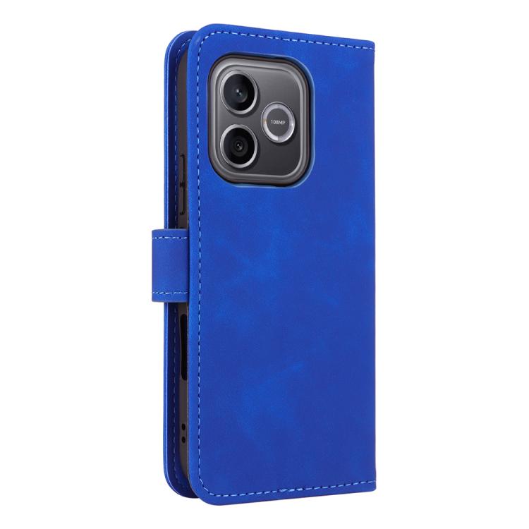 For Honor 600 Lite Global Skin Feel Magnetic Flip Leather Phone Case