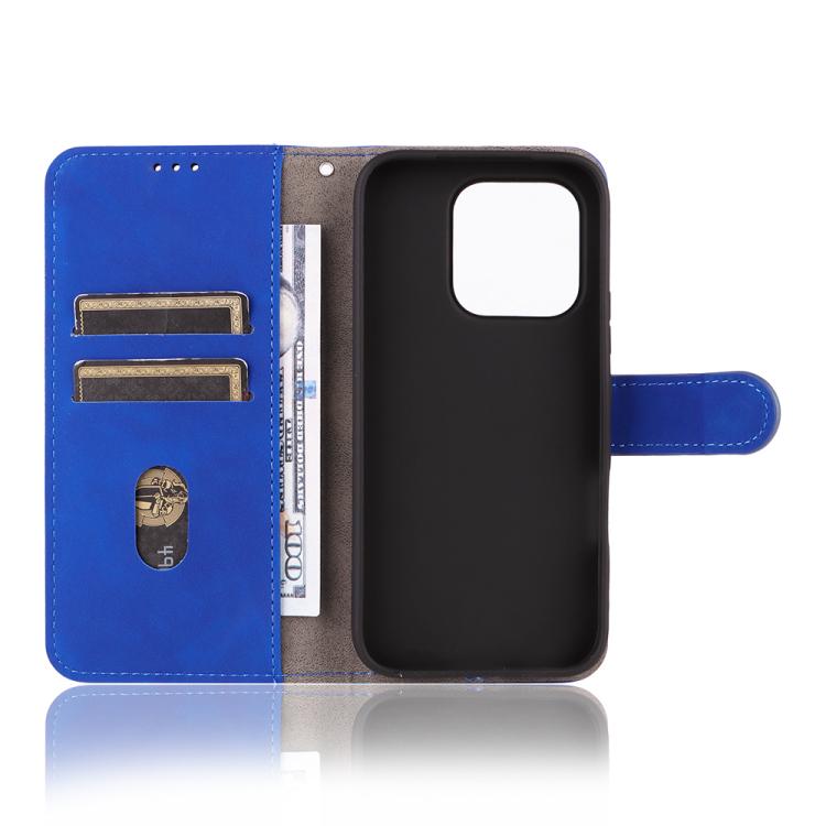 For Honor 600 Lite Global Skin Feel Magnetic Flip Leather Phone Case