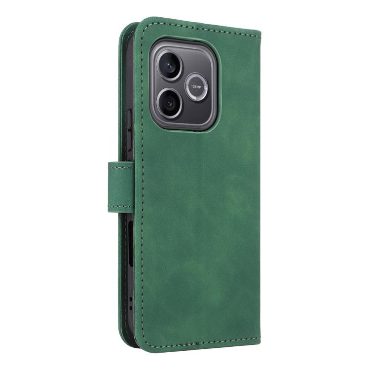 For Honor 600 Lite Global Skin Feel Magnetic Flip Leather Phone Case