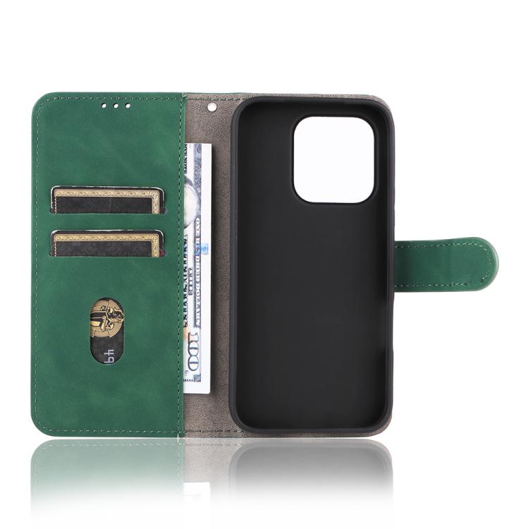 For Honor 600 Lite Global Skin Feel Magnetic Flip Leather Phone Case