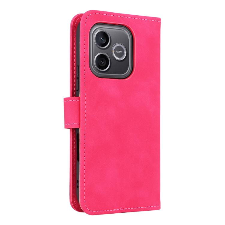 For Honor 600 Lite Global Skin Feel Magnetic Flip Leather Phone Case