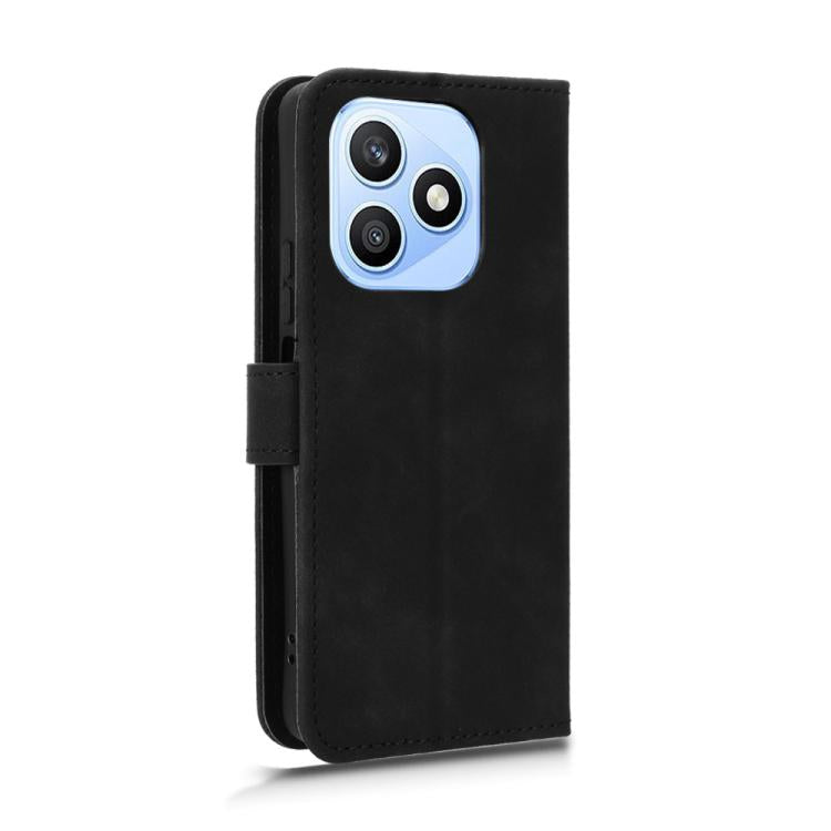 For Honor X8d 4G Skin Feel Magnetic Flip Leather Phone Case