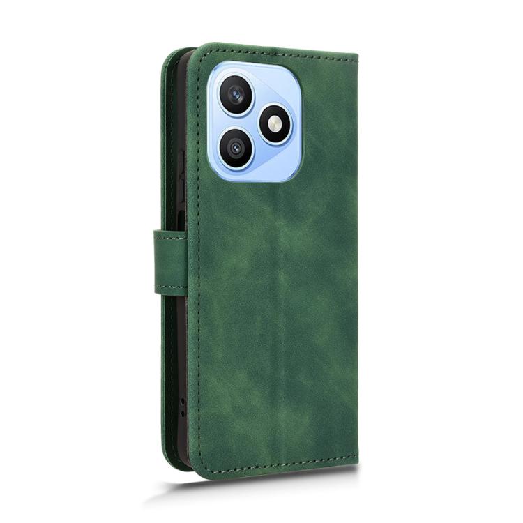 For Honor X8d 4G Skin Feel Magnetic Flip Leather Phone Case