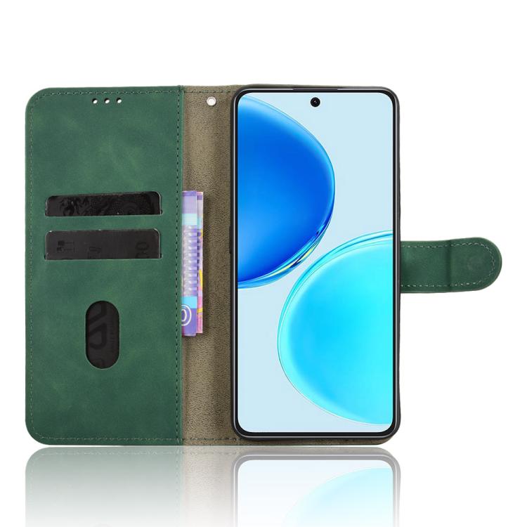 For Honor X8d 4G Skin Feel Magnetic Flip Leather Phone Case