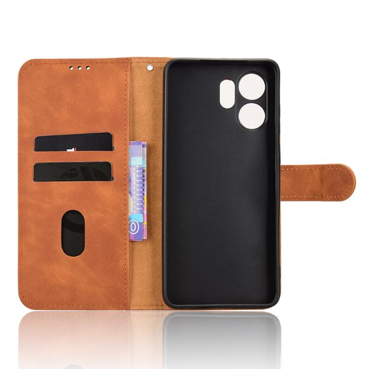 For Honor Play 60A 5G Skin Feel Magnetic Flip Leather Phone Case