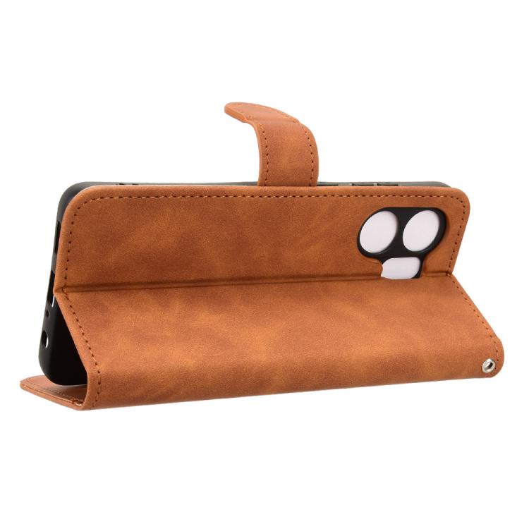 For Honor Play 60A 5G Skin Feel Magnetic Flip Leather Phone Case
